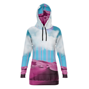 Electric Desert Hoodie Dress