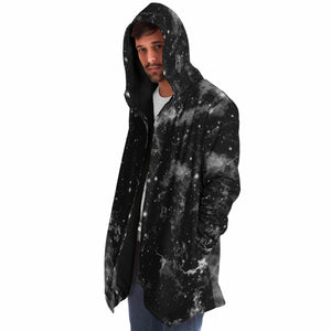 Dark Matter Cloak (Black Fur) - Festival Clothing, Rave Outfits, EDM Gear