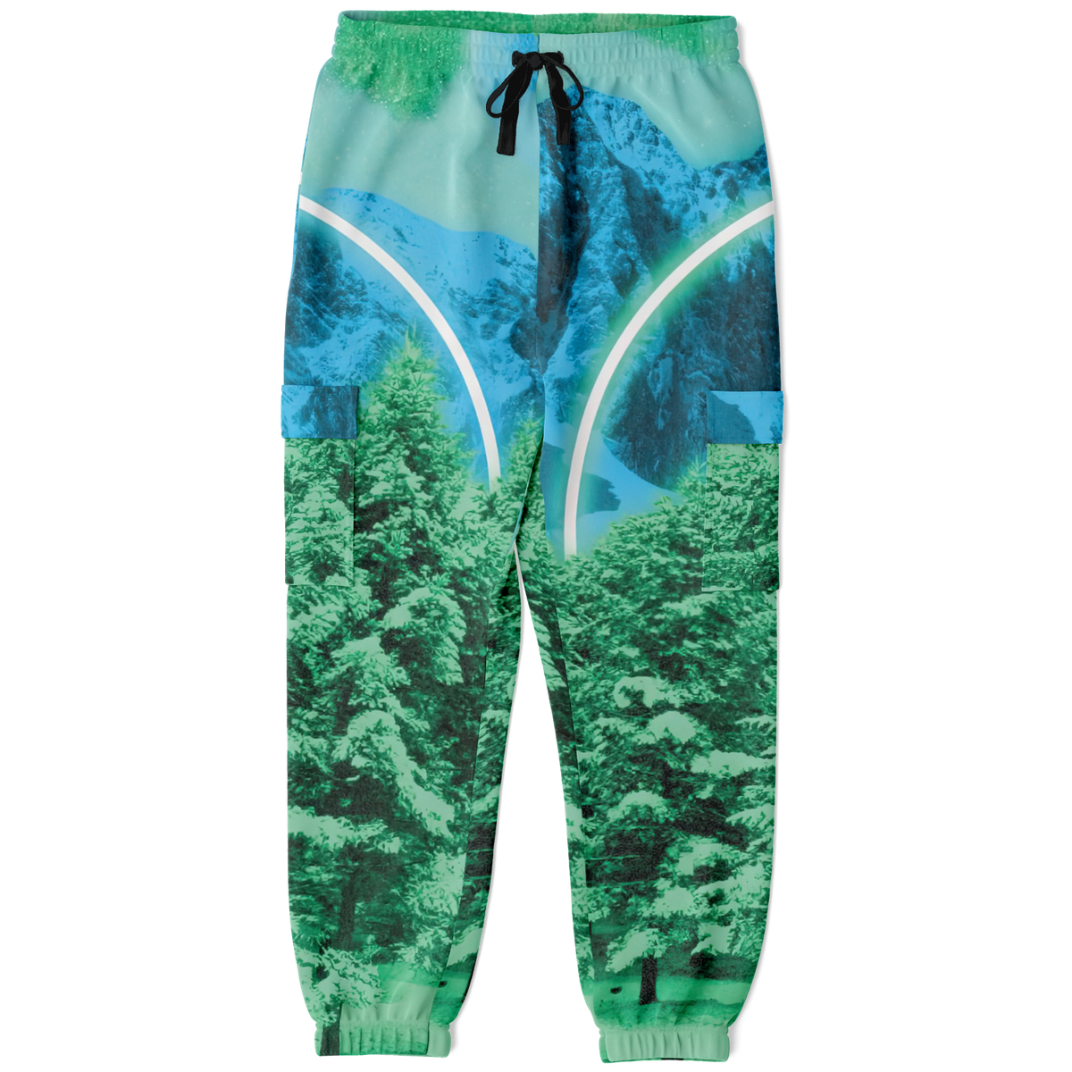 Minty Wonderland Cargo Joggers