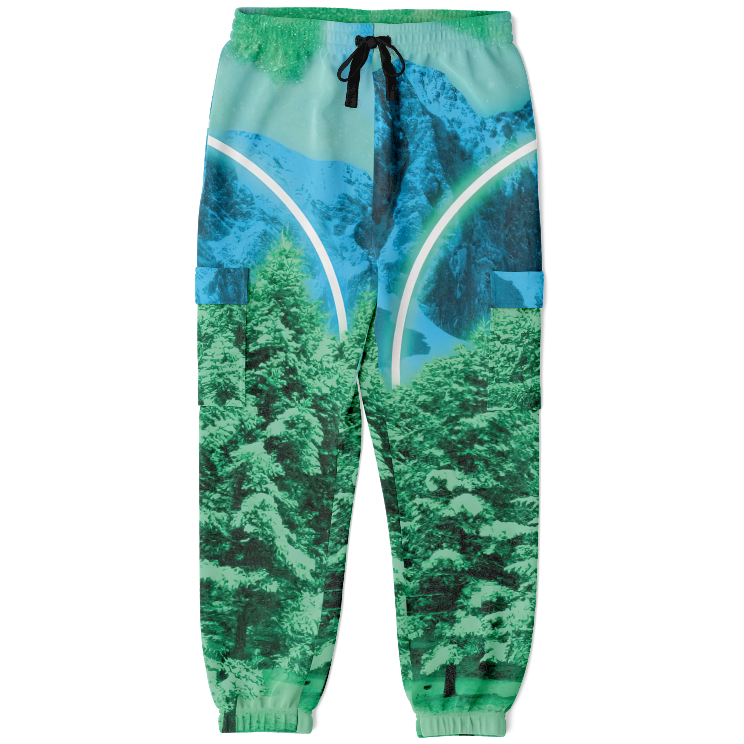 Minty Wonderland Cargo Joggers
