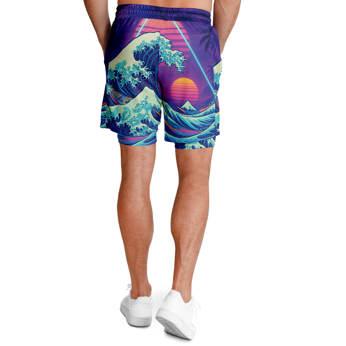 Neonami Men's 2 in 1 Shorts