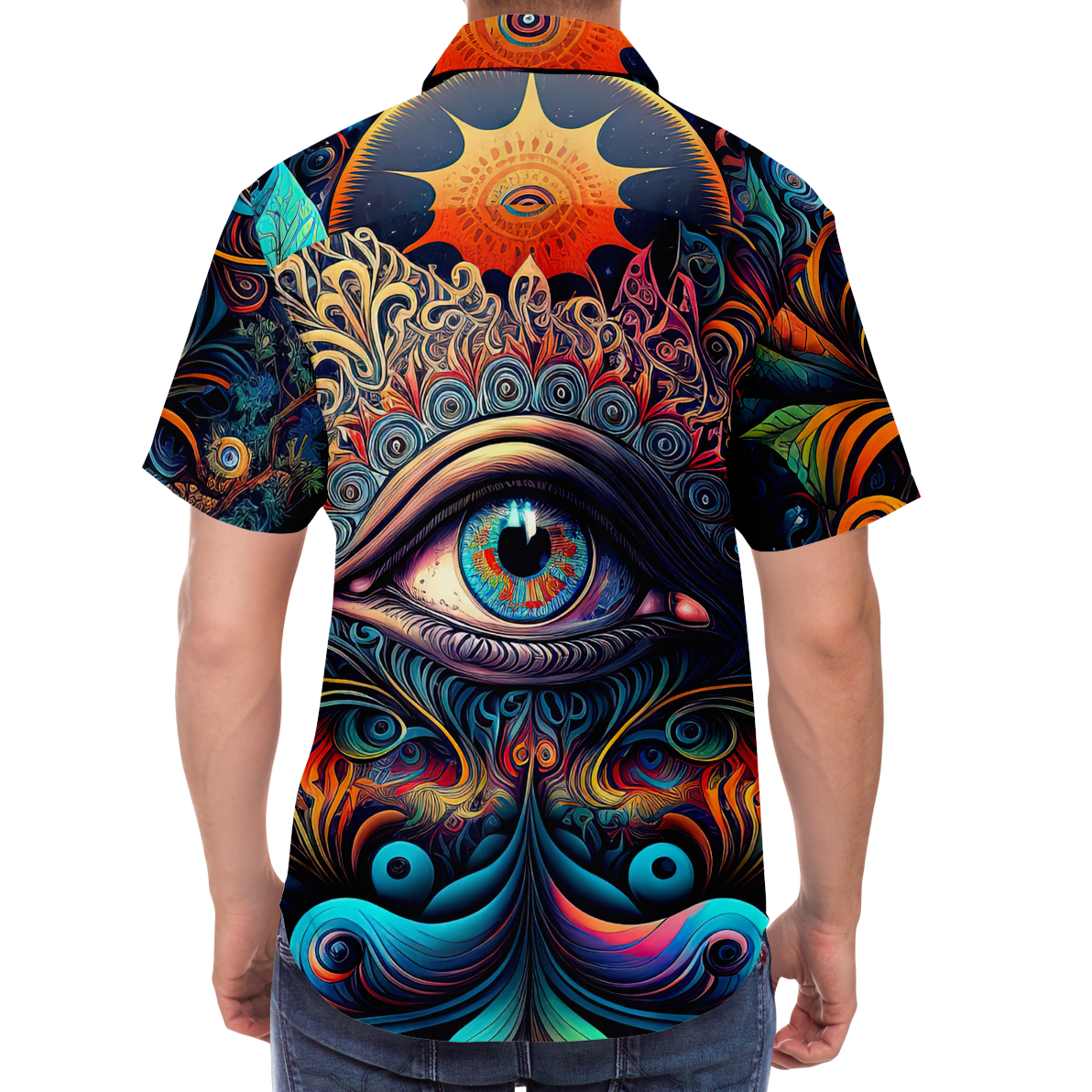 Cosmic Eye Button Down Shirt
