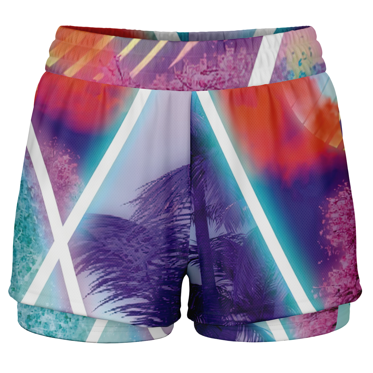 Dimensions Collide Women's 2-in-1 Shorts