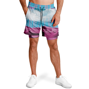 Electric Desert Men's 2 in 1 Shorts