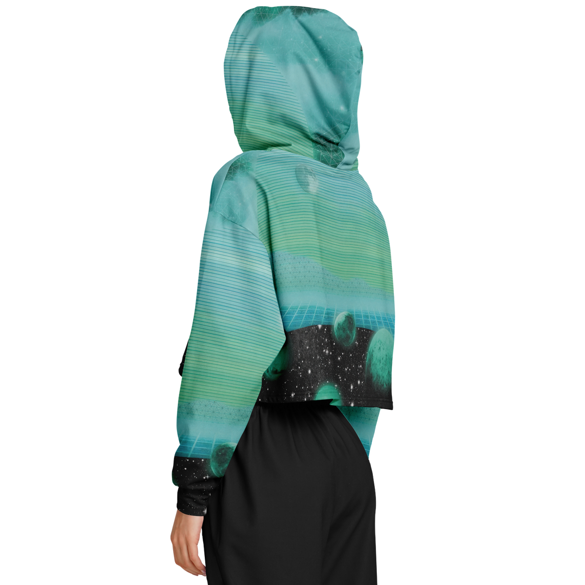 The Merge Cropped Hoodie