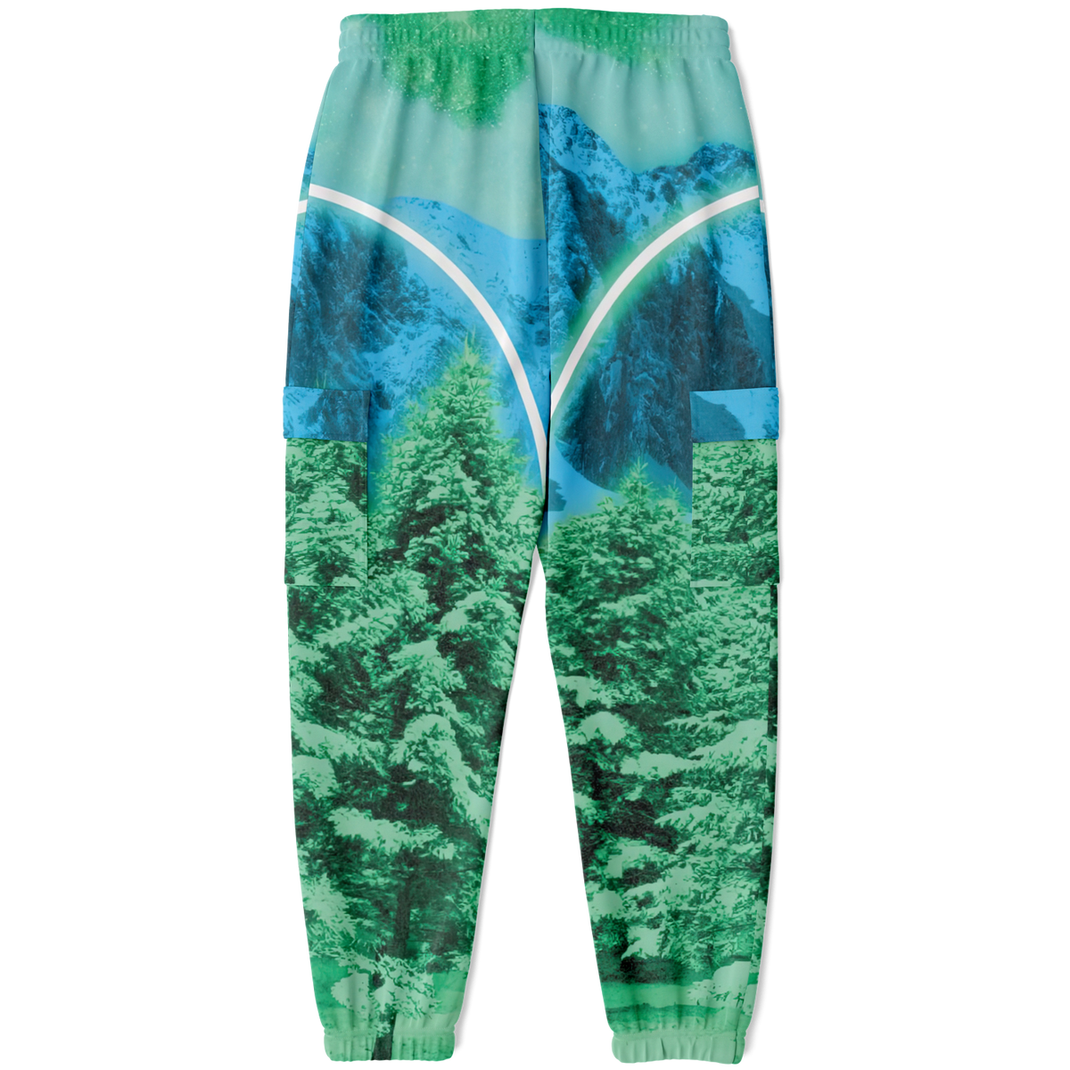 Minty Wonderland Cargo Joggers