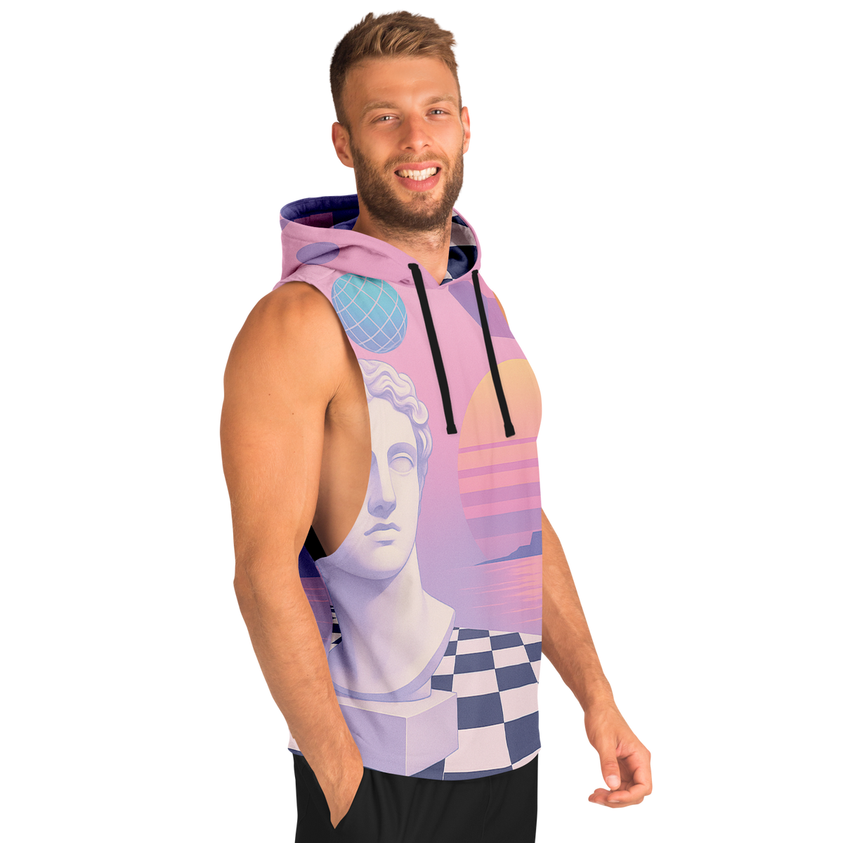 Corinthian Sleeveless Hoodie