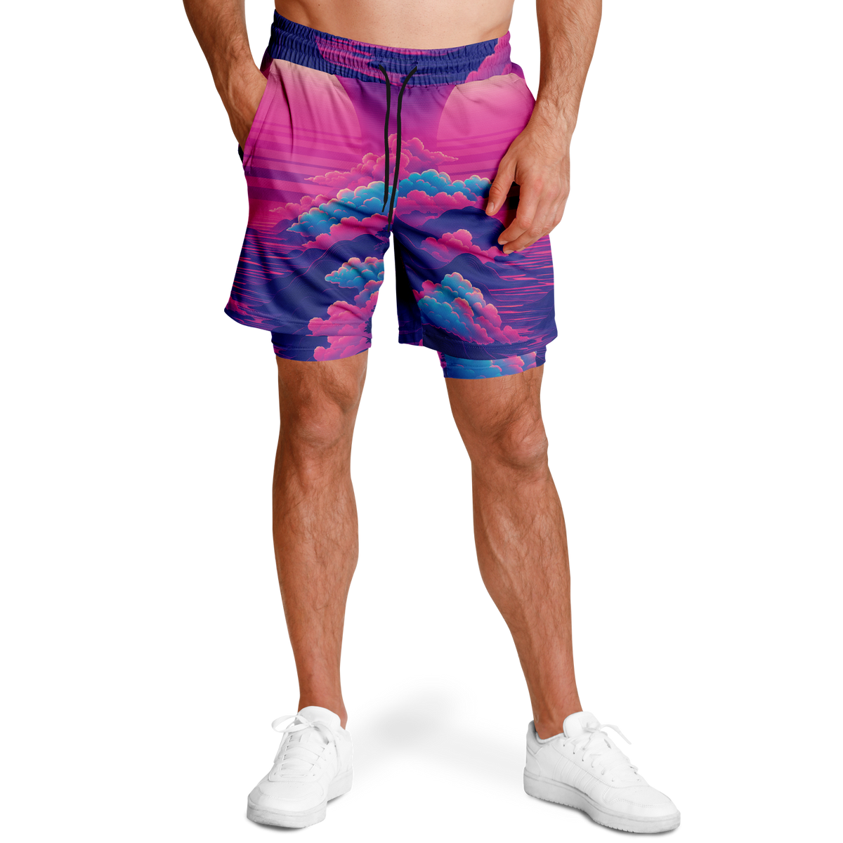 Duskwave Men's 2 in 1 Shorts