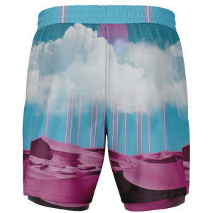 Electric Desert Men's 2 in 1 Shorts