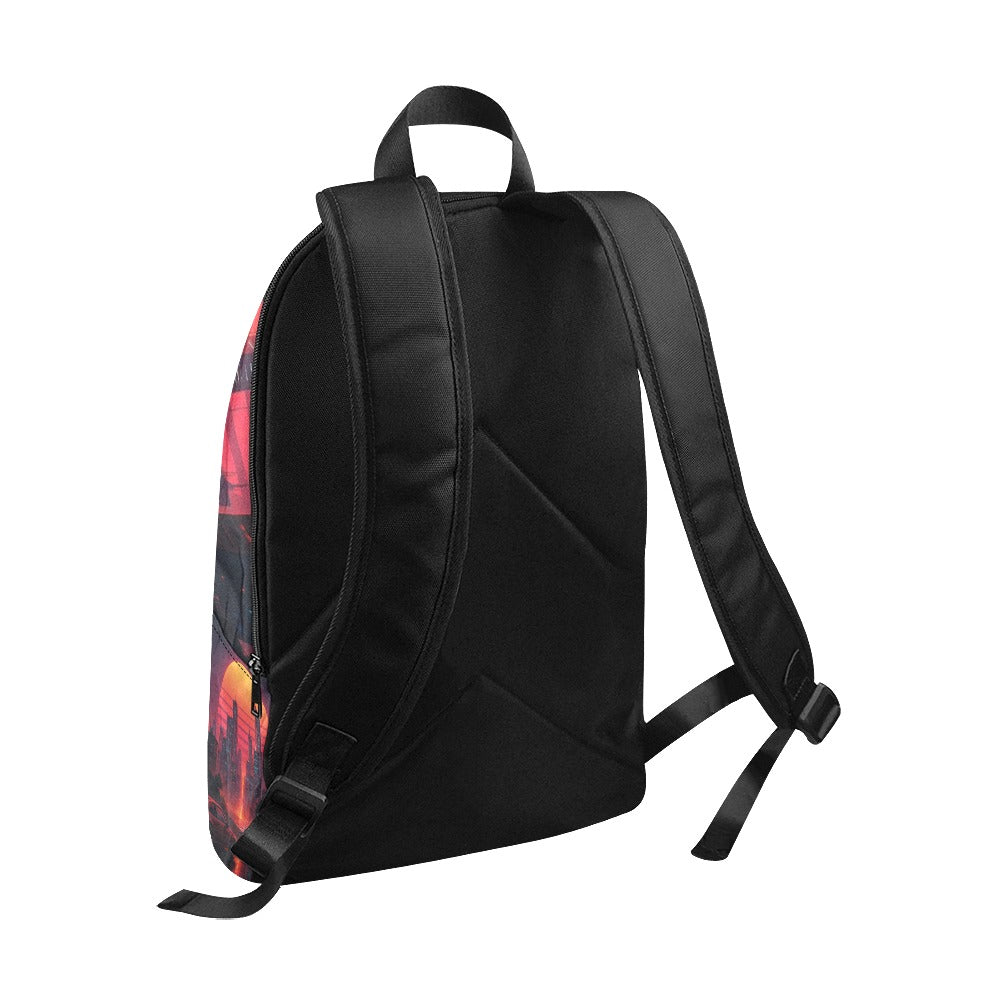 Neon Sunrise Adventure Backpack