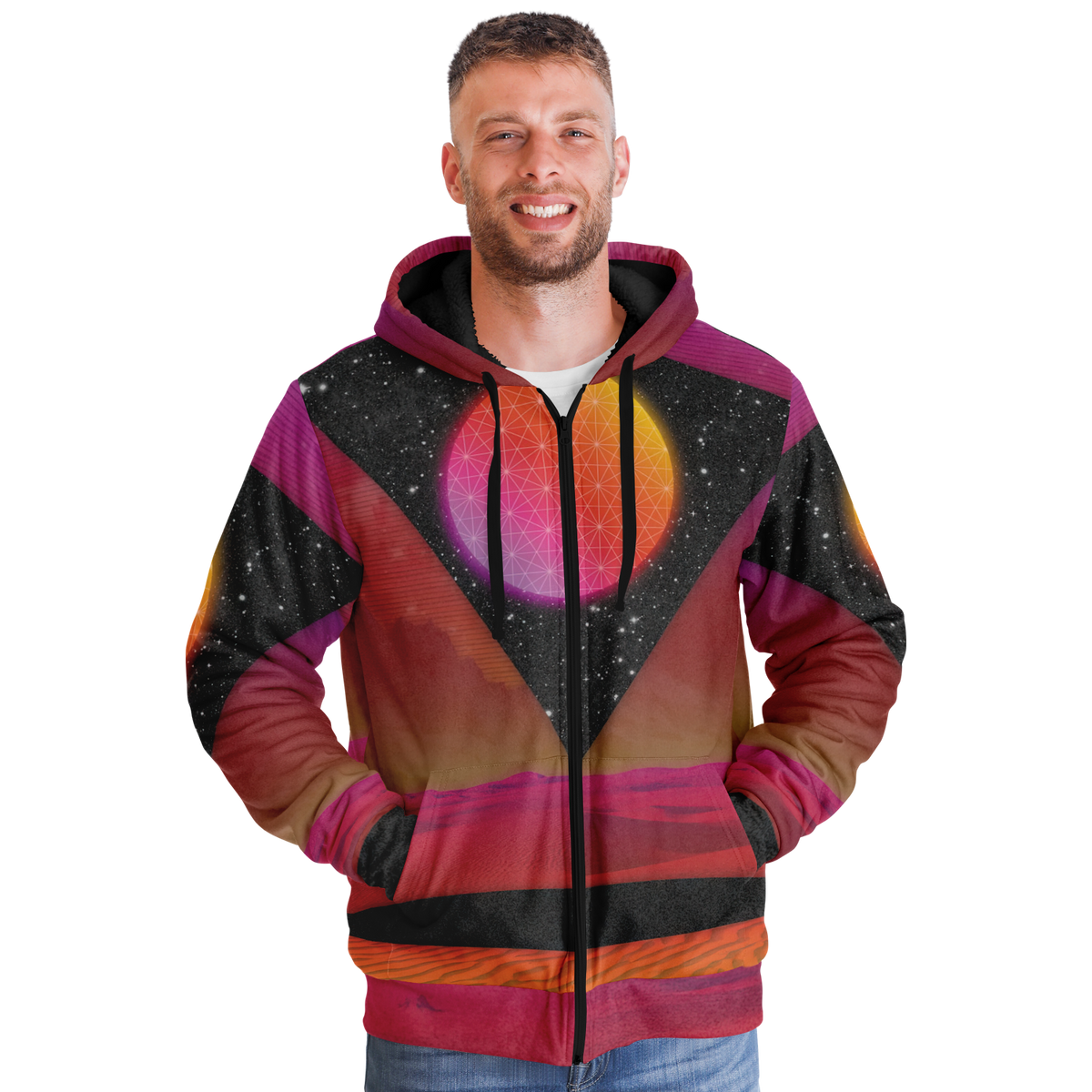 Desert Continuum Sherpa Hoodie