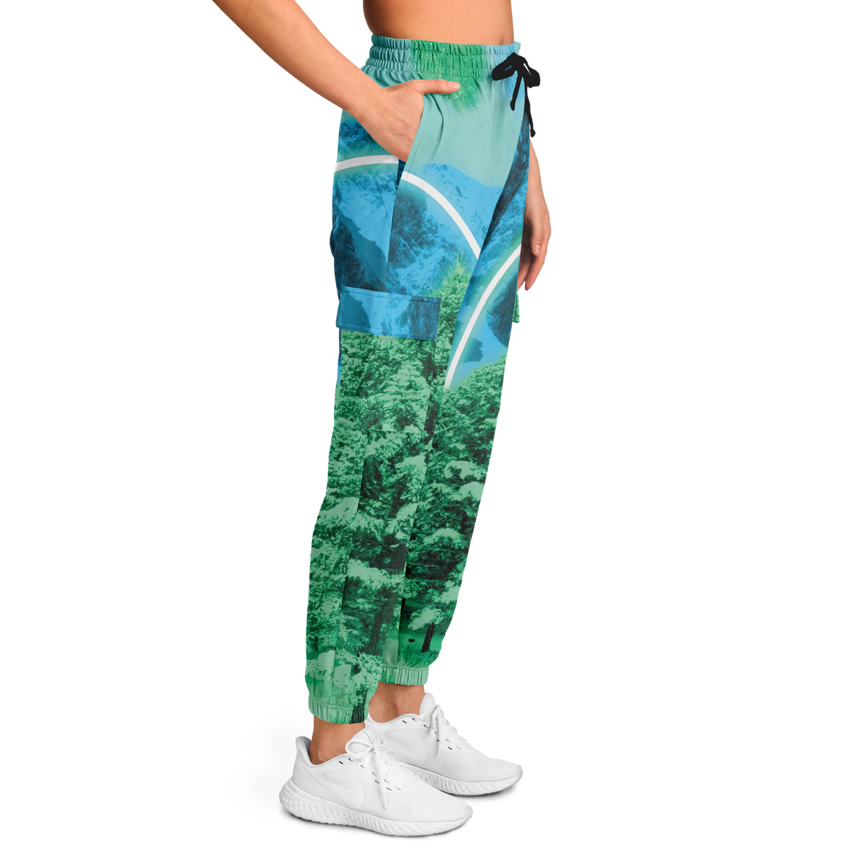 Minty Wonderland Cargo Joggers