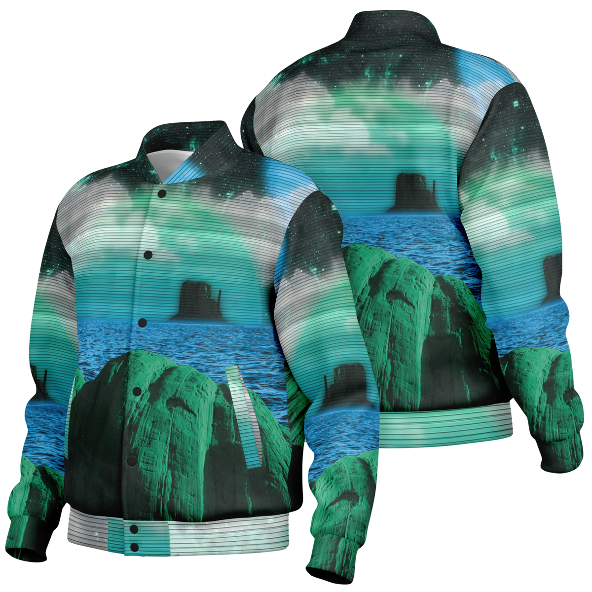 Emerald Canyon Varsity Jacket