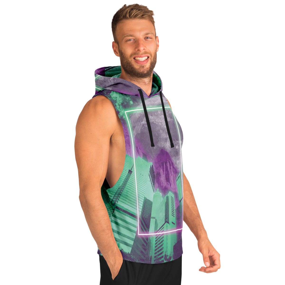 City of Radiance Sleeveless Hoodie