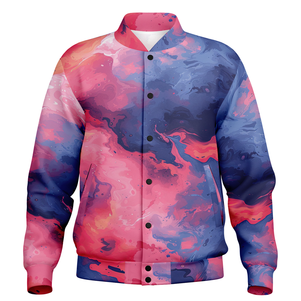 Quantum Tides Varsity Jacket