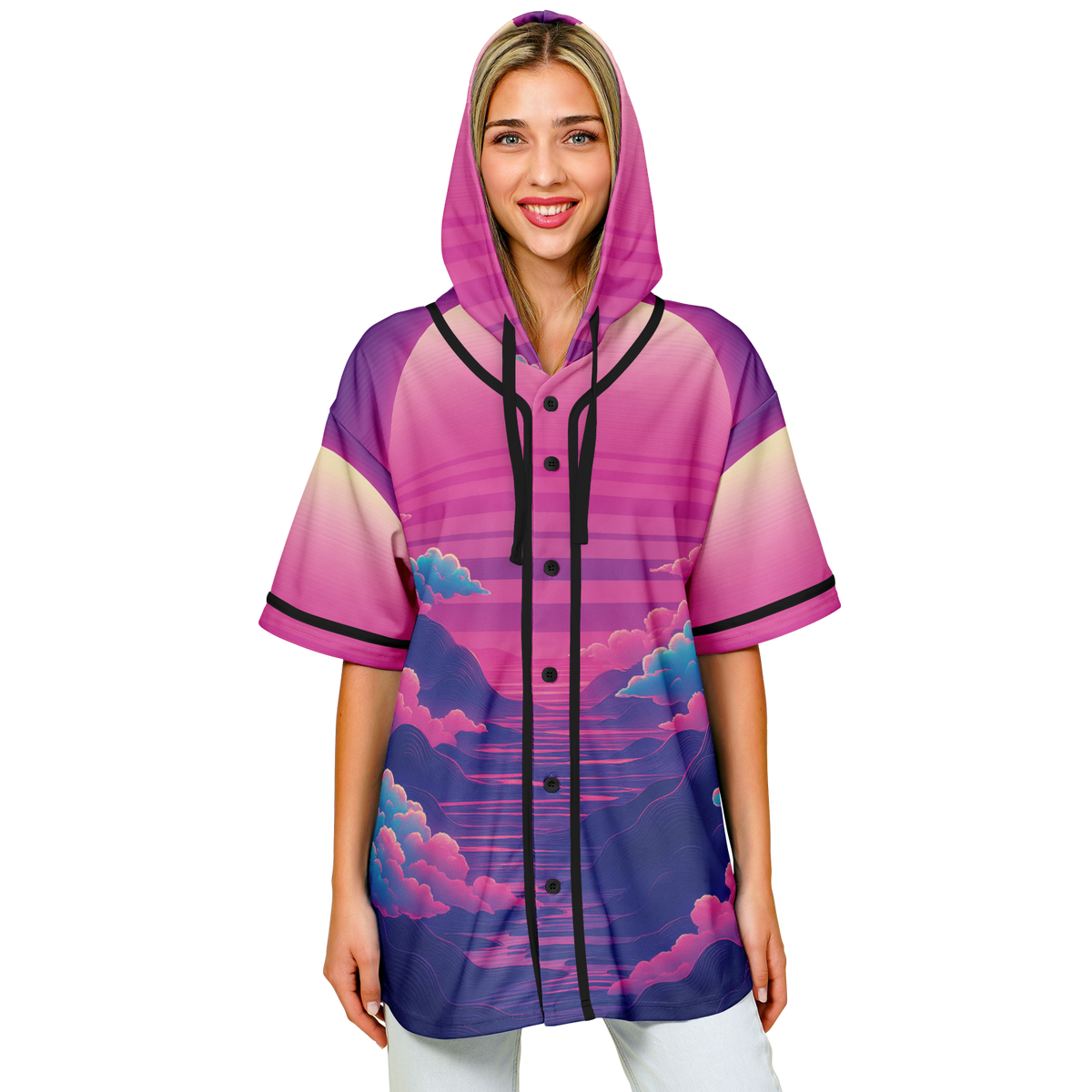 Duskwave Hooded Jersey