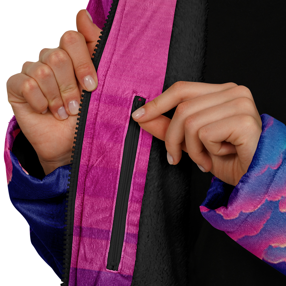 Duskwave Zip Up Cloak