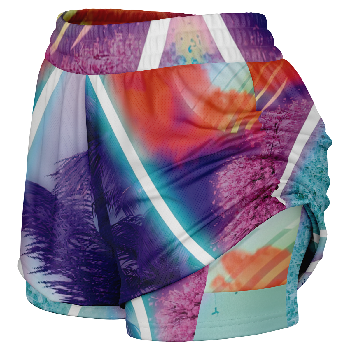 Dimensions Collide Women's 2-in-1 Shorts