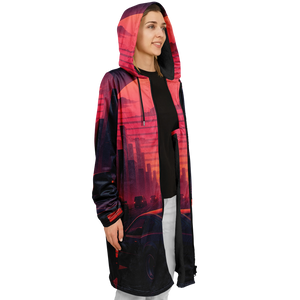 Nightfall Zip Up Cloak (Black Fur)