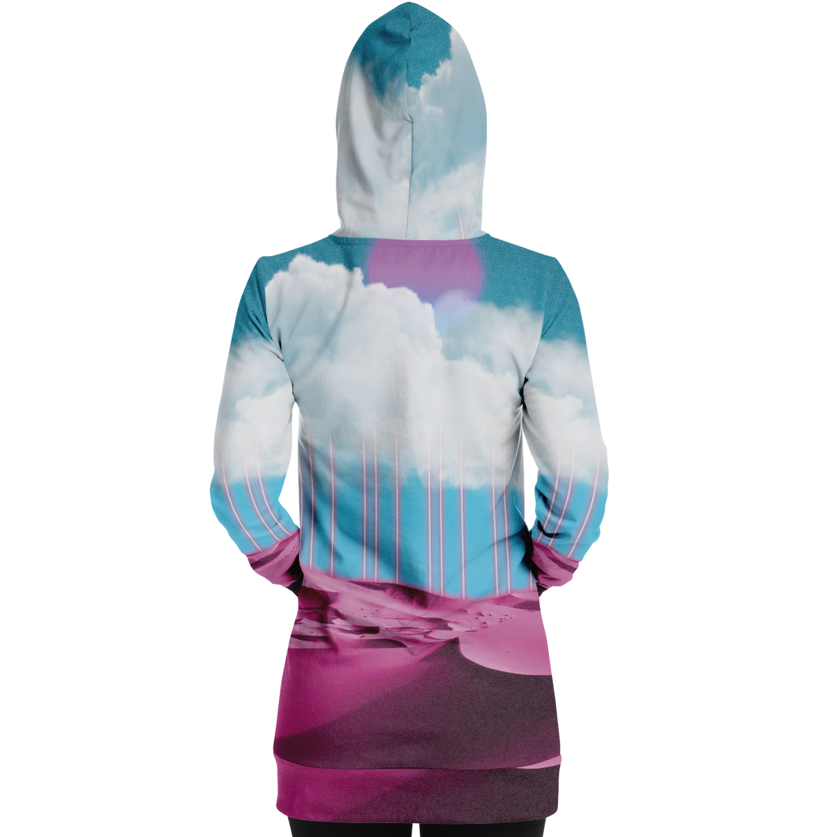 Electric Desert Hoodie Dress
