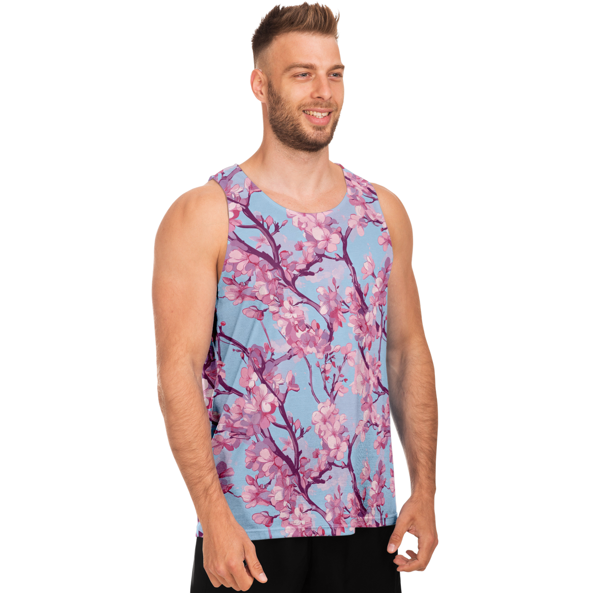Cherry Blossom Men's Tank Top