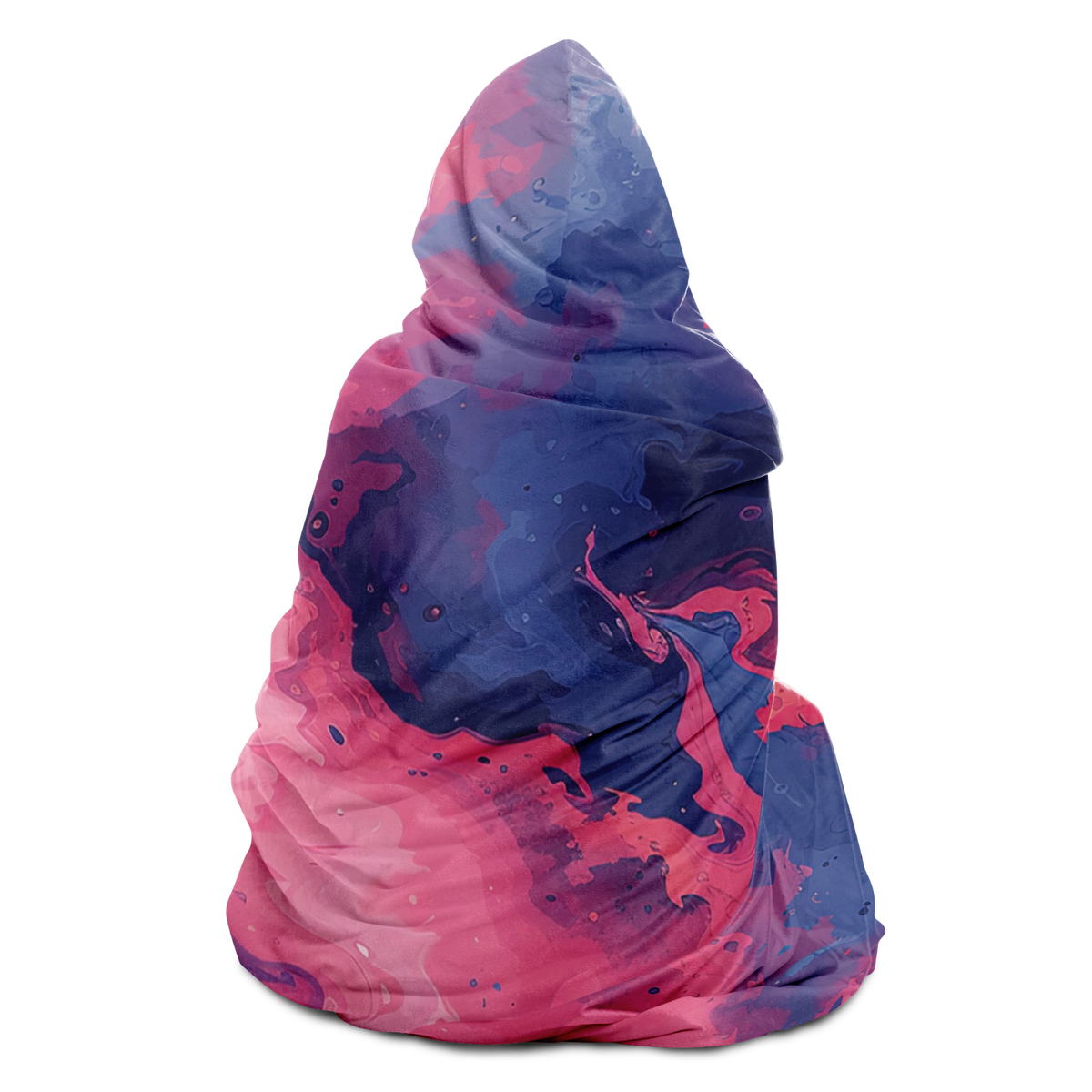 Quantum Tides Hooded Blanket