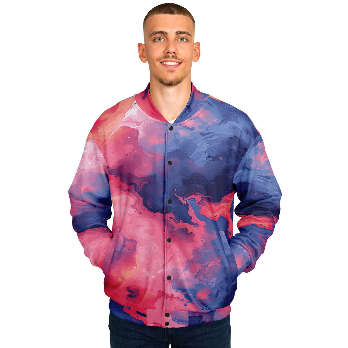 Quantum Tides Varsity Jacket