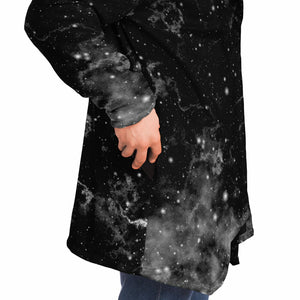Dark Matter Cloak (Black Fur) - Festival Clothing, Rave Outfits, EDM Gear