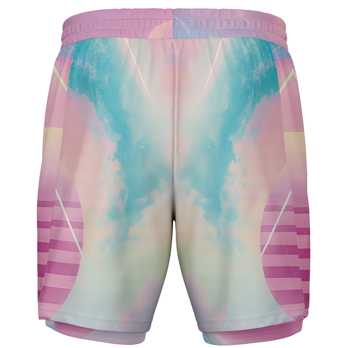 Grid Tide Men's 2 in 1 Shorts