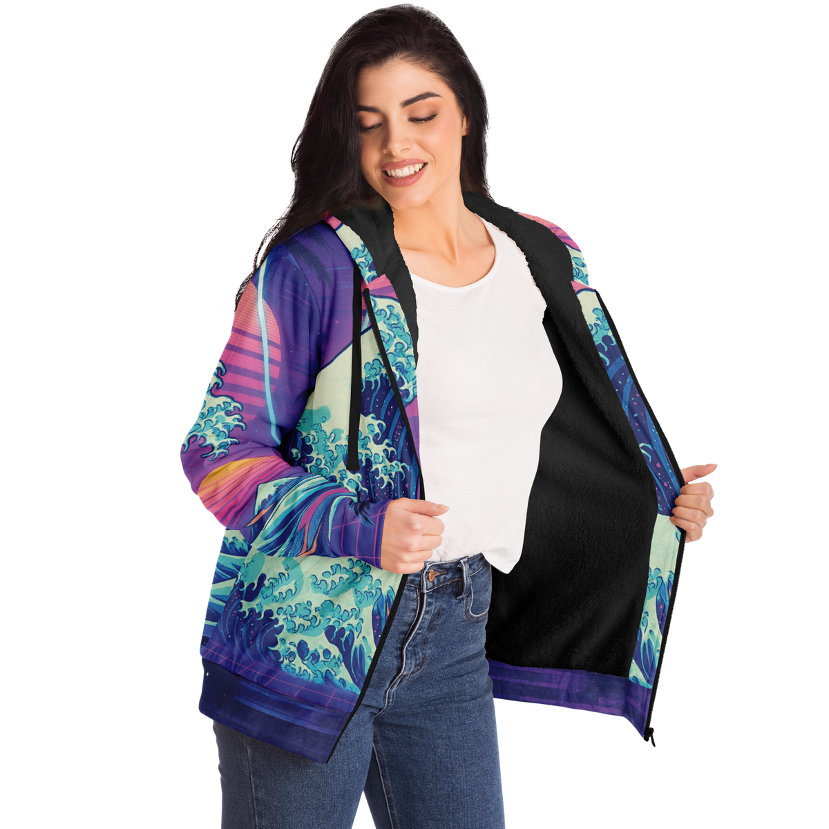 Neonami Sherpa Hoodie