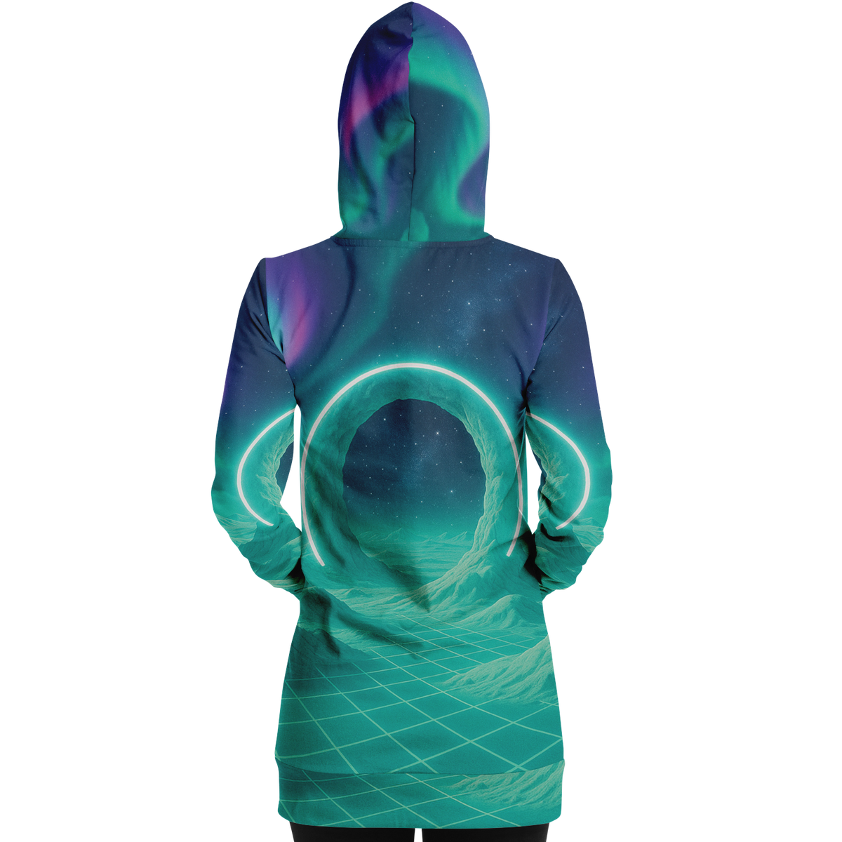 Astral Gateway Hoodie Dress
