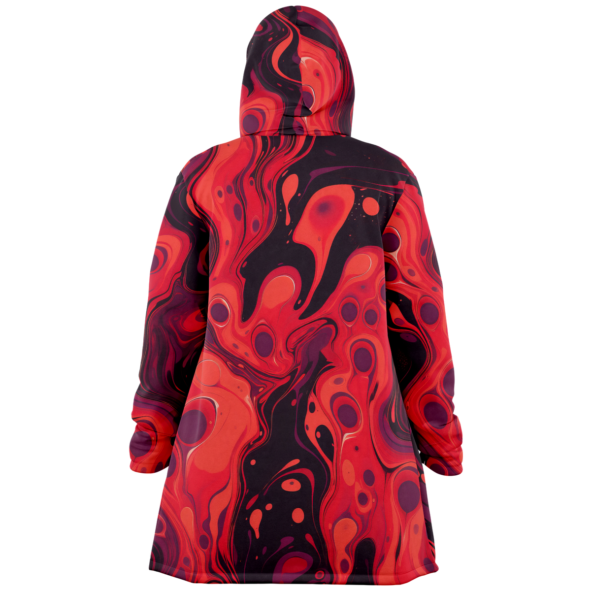 Scarlet Fusion Cloak (Black Fur)
