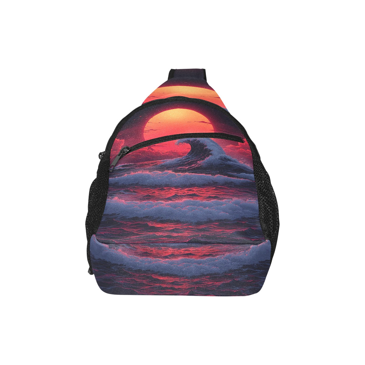 The Synthwave off Kanagawa Sling Bag