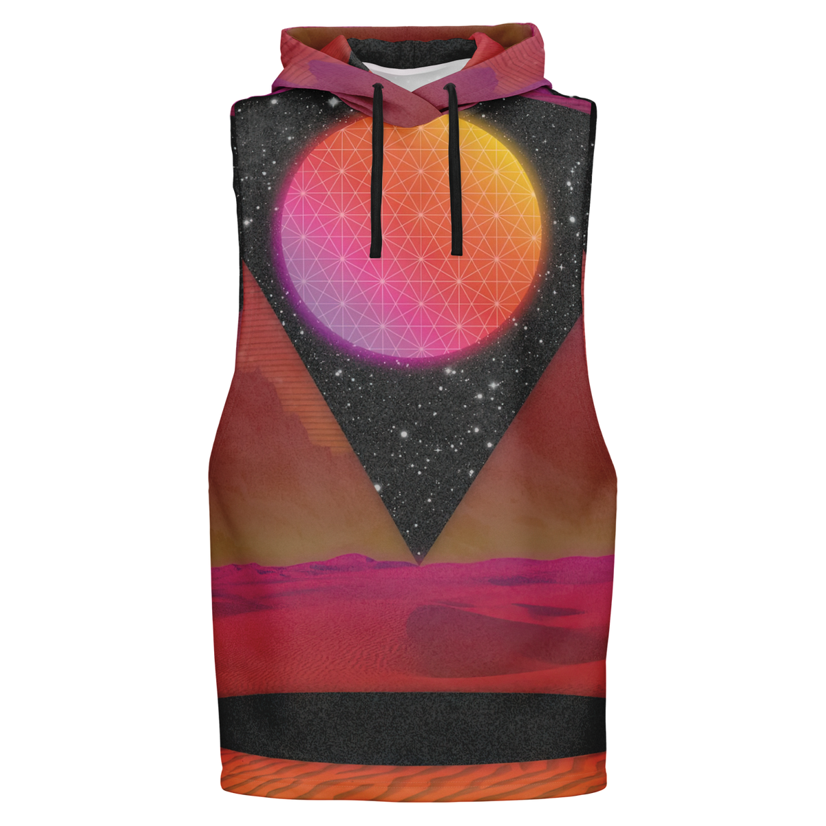 Desert Continuum Sleeveless Hoodie