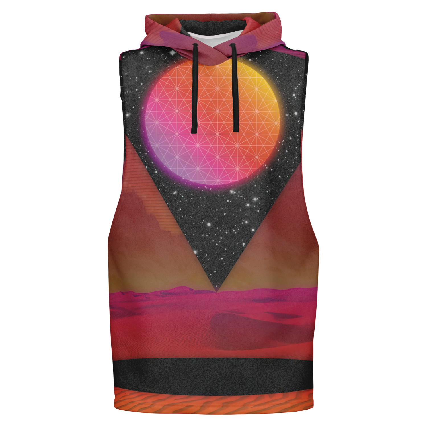 Desert Continuum Sleeveless Hoodie