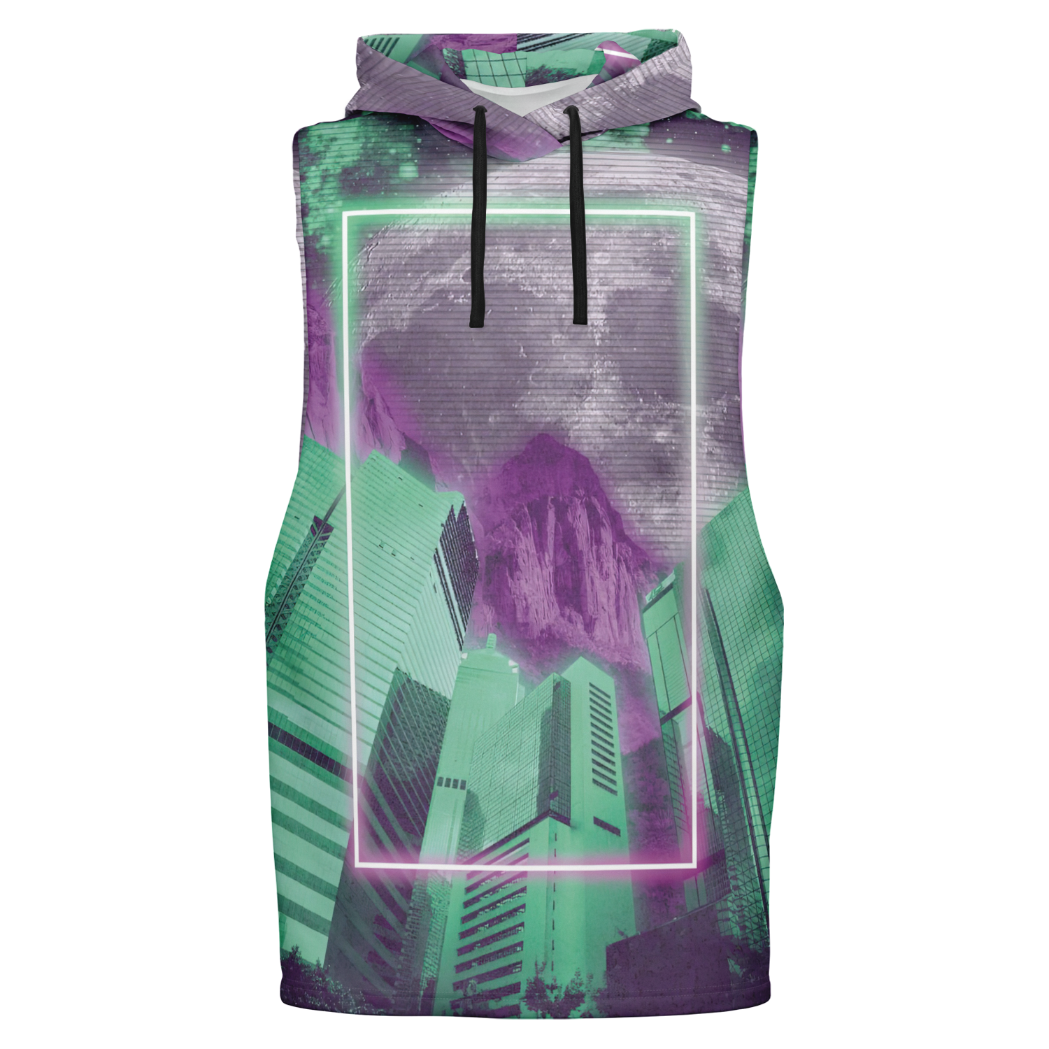 City of Radiance Sleeveless Hoodie