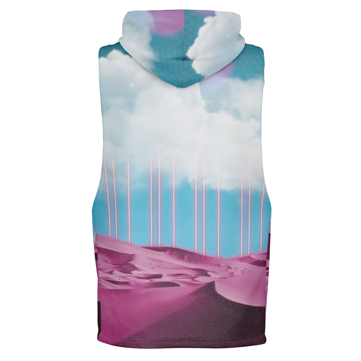 Electric Desert Sleeveless Hoodie