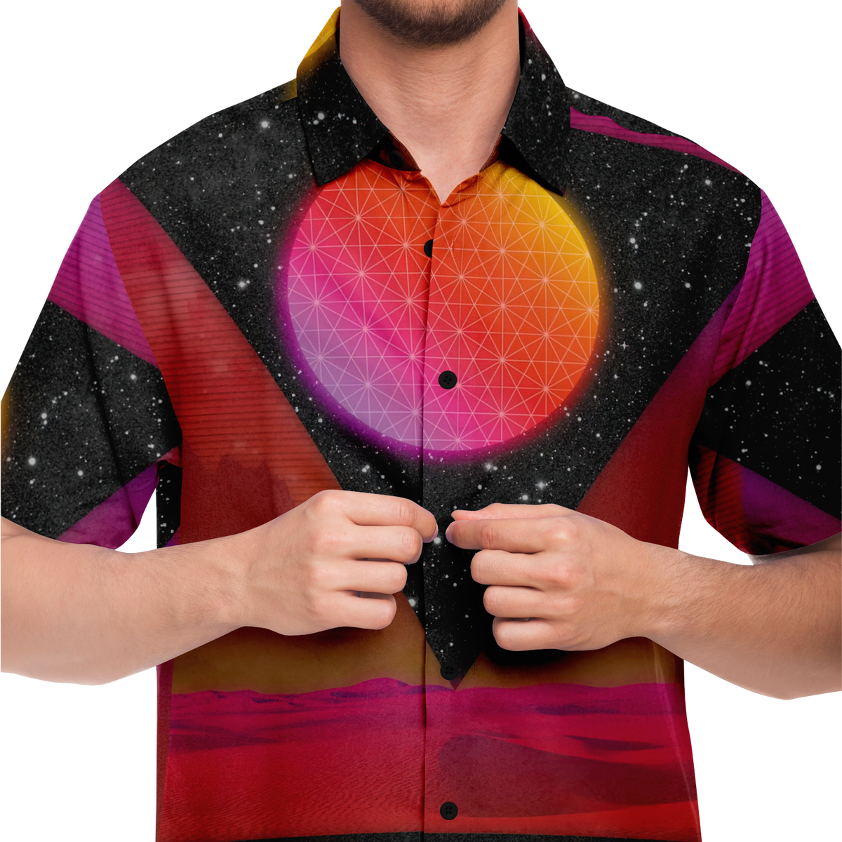 Desert Continuum Button Down Shirt