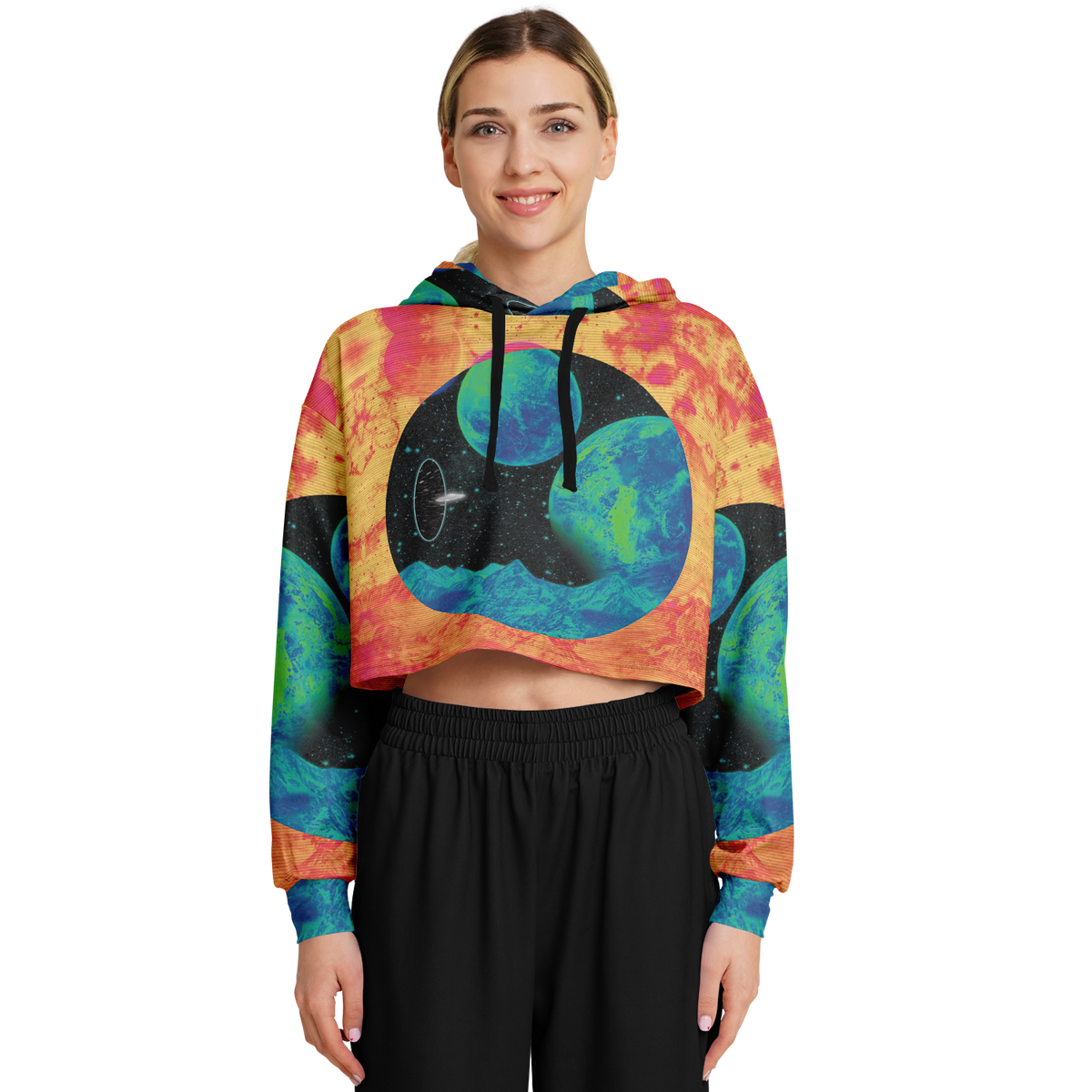 Juncture Cropped Hoodie