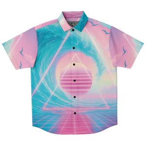 Grid Tide Button Down Shirt