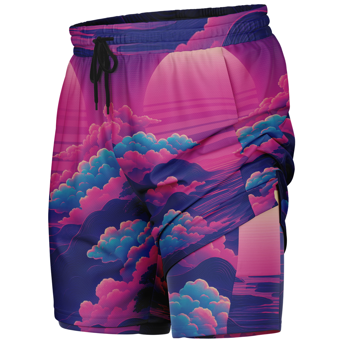 Duskwave Men's 2 in 1 Shorts