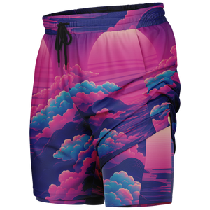 Duskwave Men's 2 in 1 Shorts