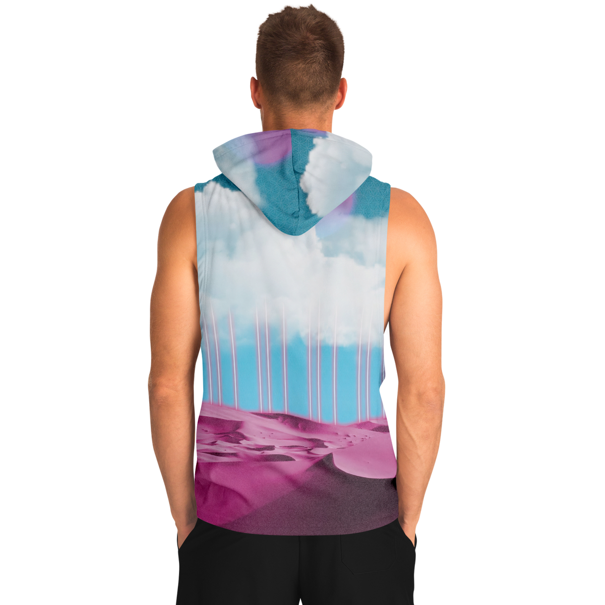 Electric Desert Sleeveless Hoodie