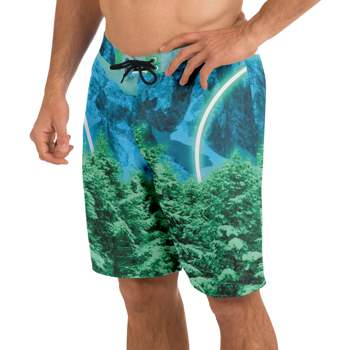 Minty Wonderland Board Shorts