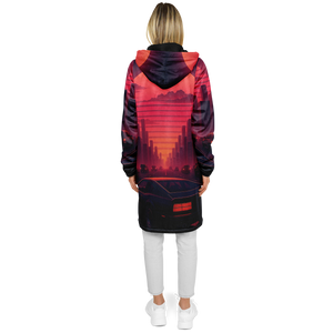 Nightfall Zip Up Cloak (Black Fur)