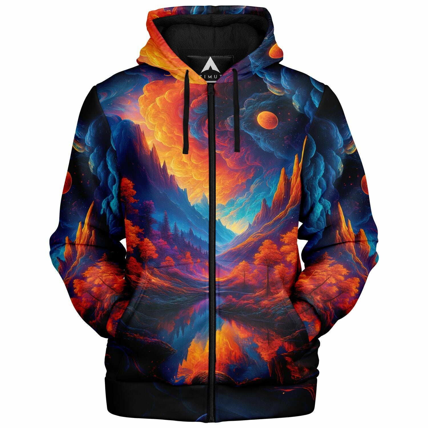 Wonderland Valley Sherpa Hoodie (Black Fur)