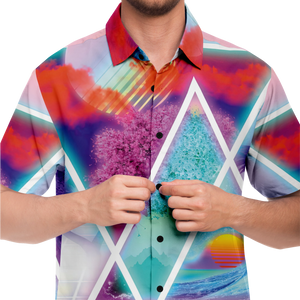 Dimensions Collide Button Down Shirt