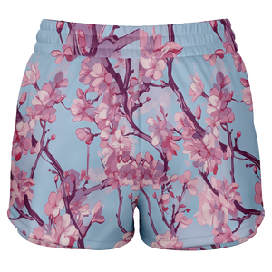 Cherry Blossom Women's 2-in-1 Shorts