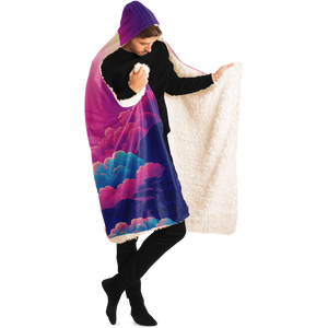 Duskwave Hooded Blanket