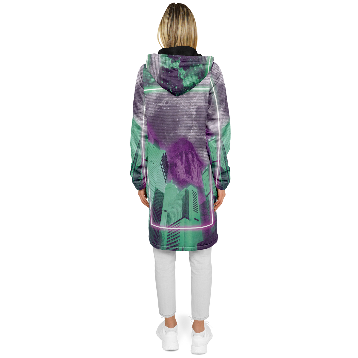 City of Radiance Zip Up Cloak